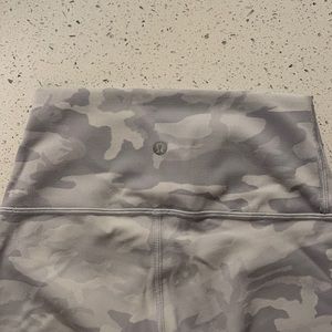 Grey camo lulu lemon leggings